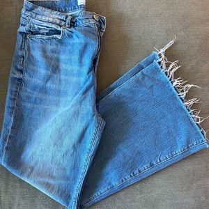 LOFT Petite Wide-leg Jeans